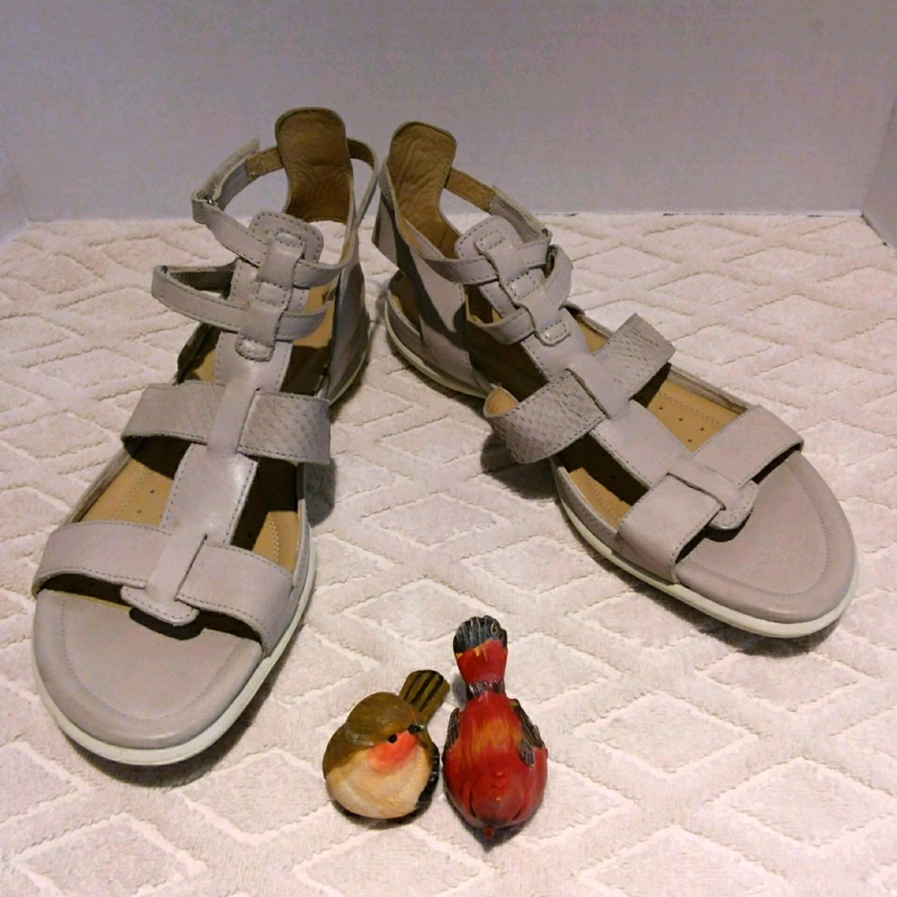 Ecco gladiator sandals.
